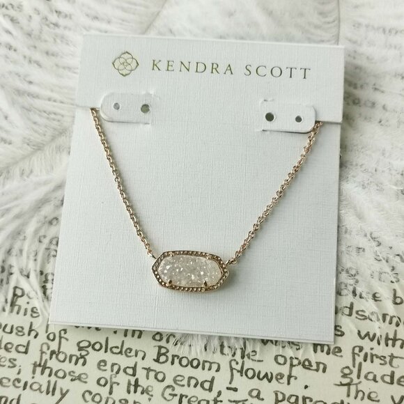 Kendra Scott Jewelry - Kendra Scott Elisa Drusy Rose Gold Necklace